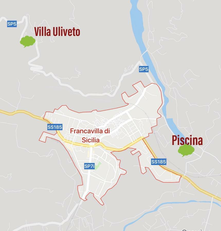 Villa Uliveto Francavilla di Sicilia Extérieur photo